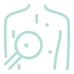 examining spots icon